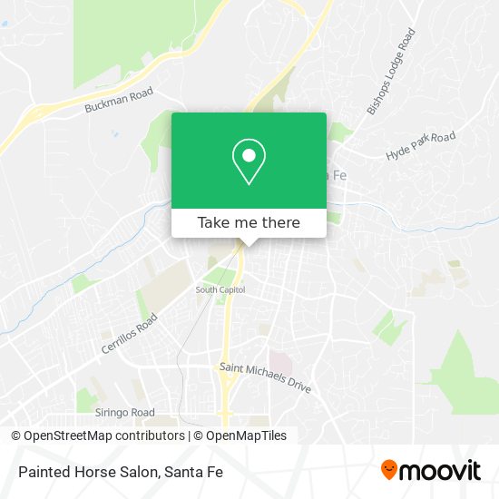 Painted Horse Salon map