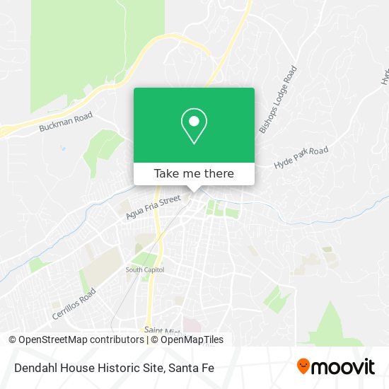 Dendahl House Historic Site map