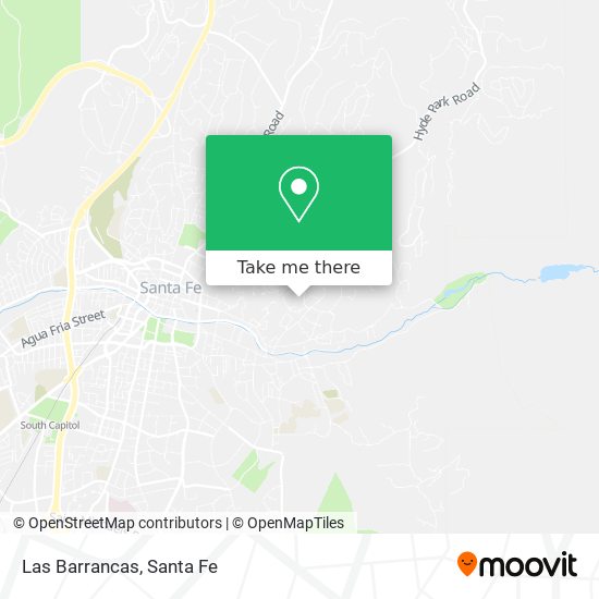 Mapa de Las Barrancas
