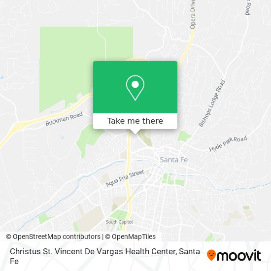Christus St. Vincent De Vargas Health Center map