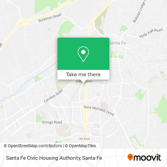 Santa Fe Civic Housing Authority map