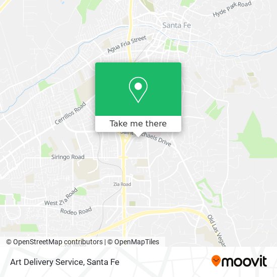 Art Delivery Service map