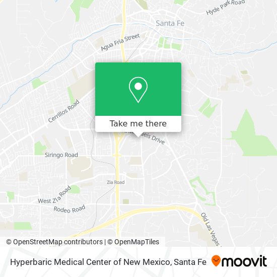 Mapa de Hyperbaric Medical Center of New Mexico