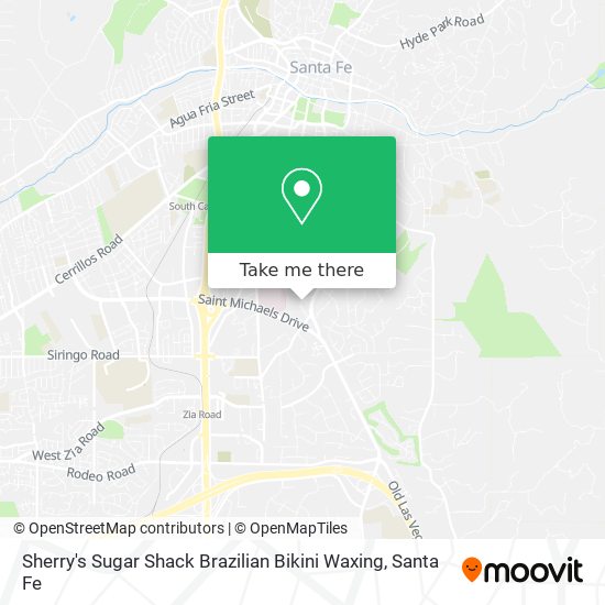 Sherry's Sugar Shack Brazilian Bikini Waxing map