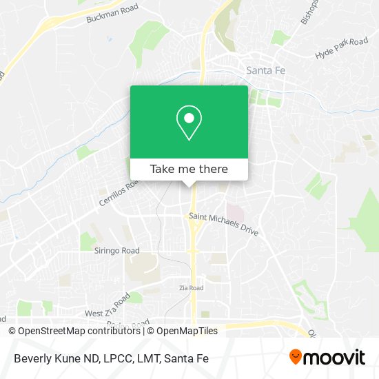 Mapa de Beverly Kune ND, LPCC, LMT