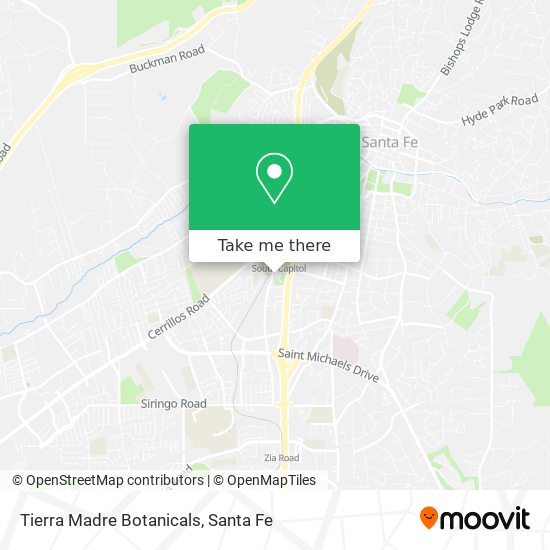 Mapa de Tierra Madre Botanicals