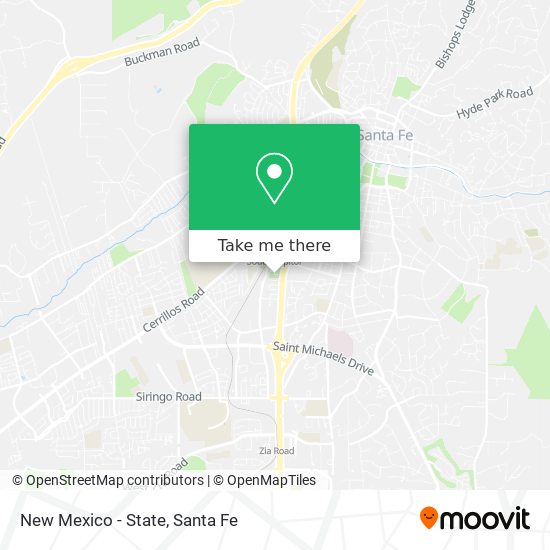 Mapa de New Mexico - State