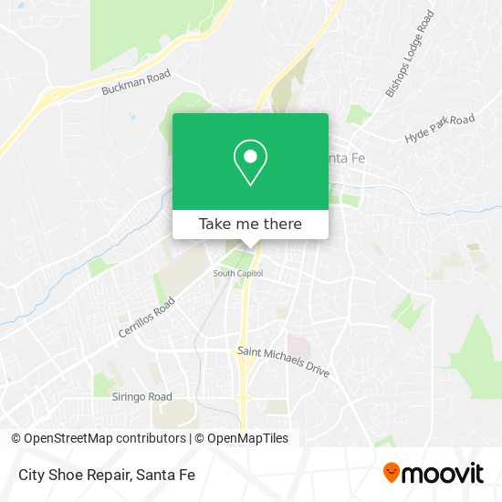 Mapa de City Shoe Repair
