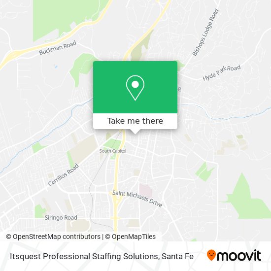 Mapa de Itsquest Professional Staffing Solutions