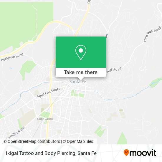 Mapa de Ikigai Tattoo and Body Piercing