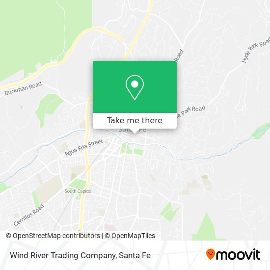 Wind River Trading Company map