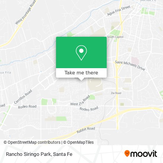 Mapa de Rancho Siringo Park