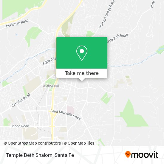 Mapa de Temple Beth Shalom