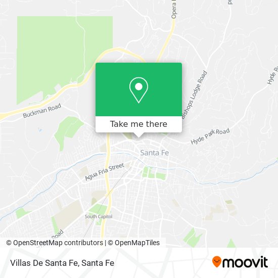 Villas De Santa Fe map