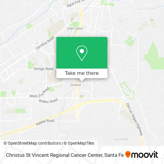 Mapa de Christus St Vincent Regional Cancer Center