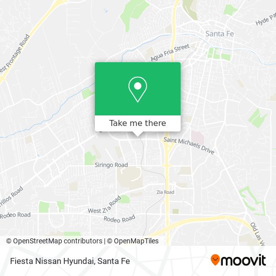 Fiesta Nissan Hyundai map