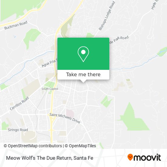 Meow Wolf's The Due Return map