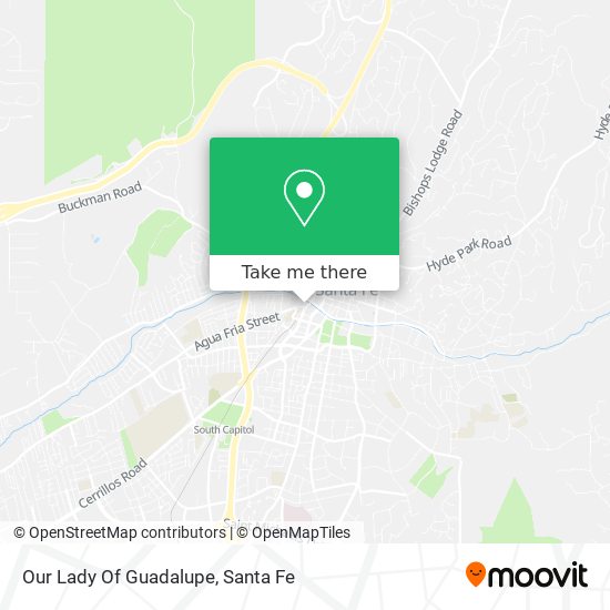 Our Lady Of Guadalupe map