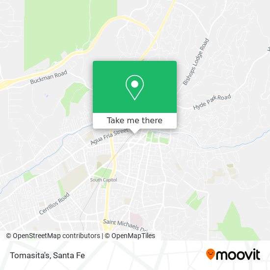 Mapa de Tomasita's