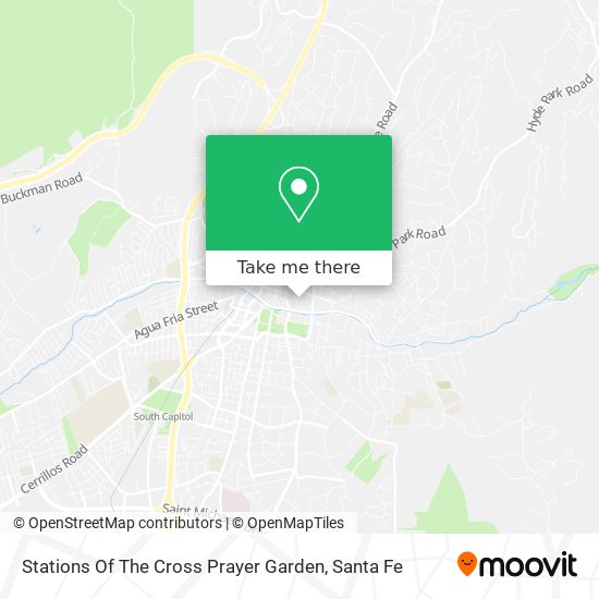 Stations Of The Cross Prayer Garden map