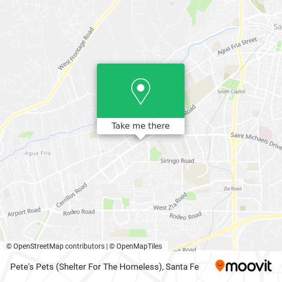 Pete's Pets (Shelter For The Homeless) map