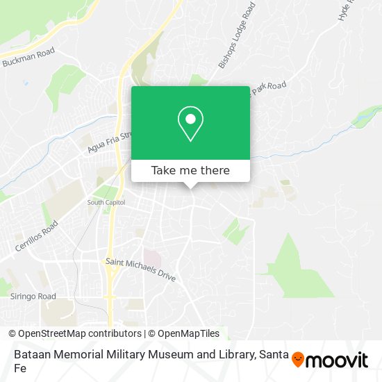 Bataan Memorial Military Museum and Library map