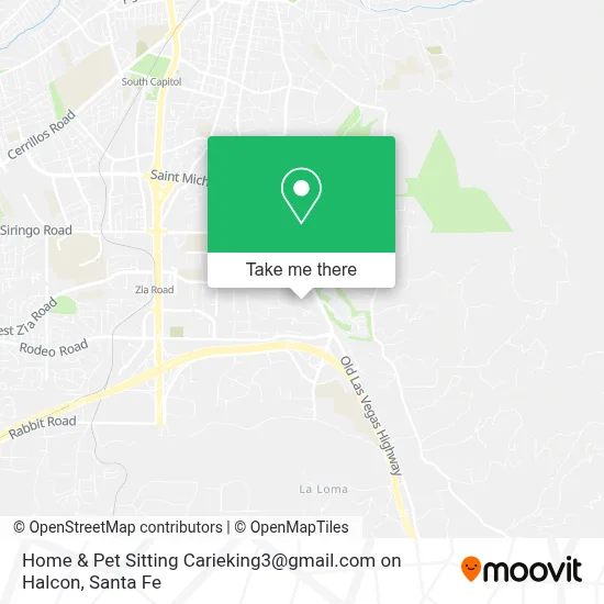 Home & Pet Sitting Carieking3@gmail.com on Halcon map