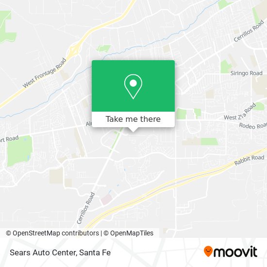 Mapa de Sears Auto Center