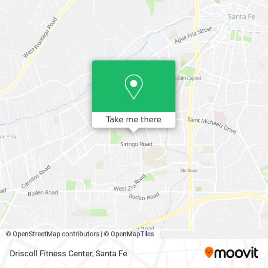 Driscoll Fitness Center map