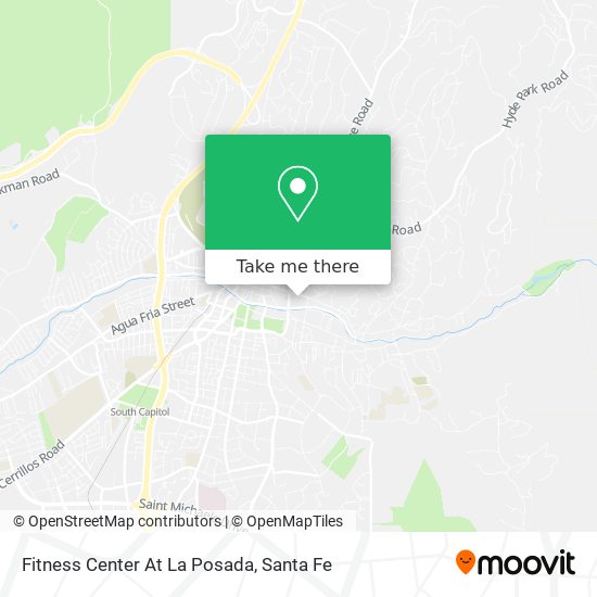 Mapa de Fitness Center At La Posada