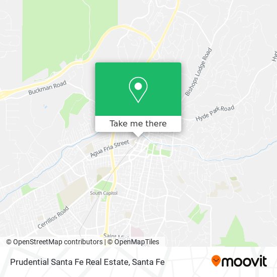 Prudential Santa Fe Real Estate map