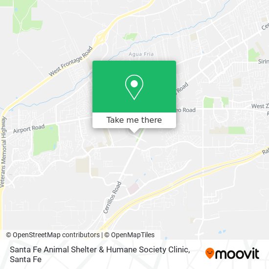 Santa Fe Animal Shelter & Humane Society Clinic map