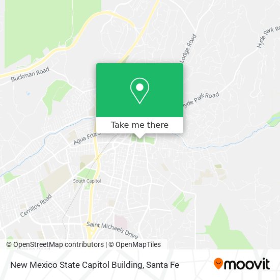 New Mexico State Capitol Building map