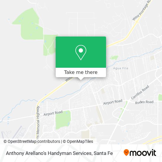 Anthony Arellano's Handyman Services map