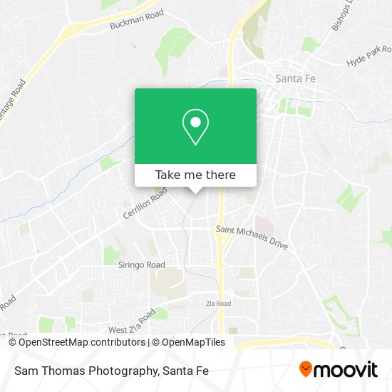 Sam Thomas Photography map