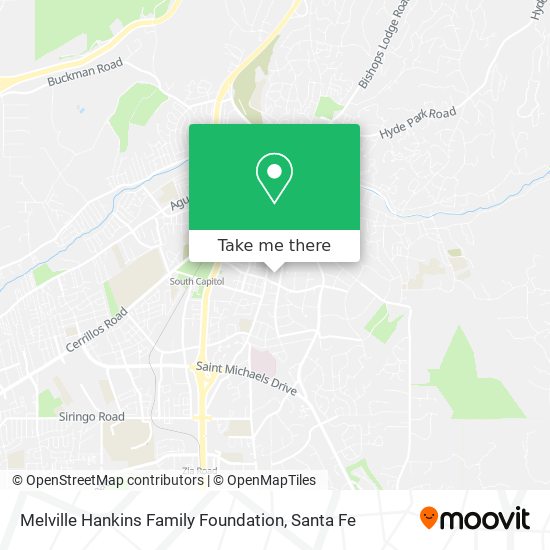 Melville Hankins Family Foundation map