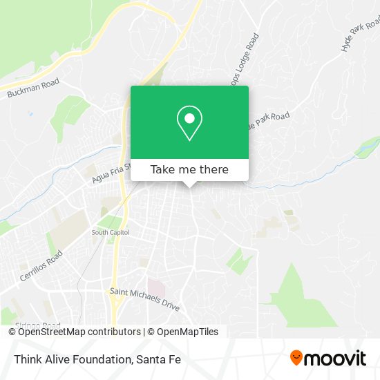Think Alive Foundation map