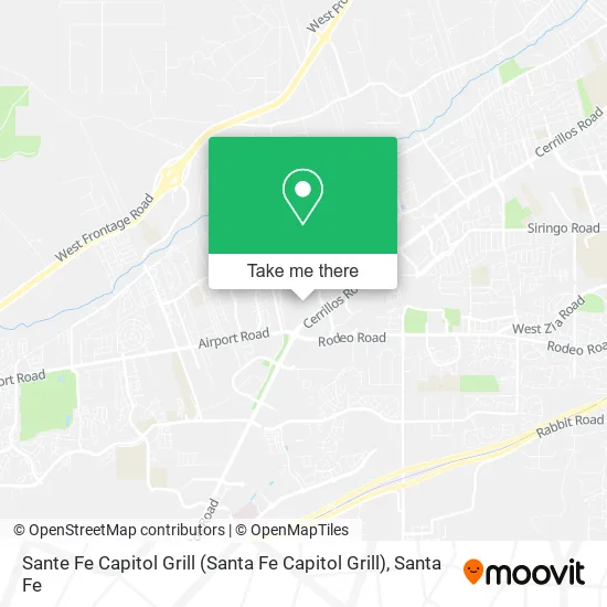 Sante Fe Capitol Grill map