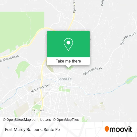 Fort Marcy Ballpark map