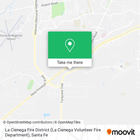 La Cienega Fire District (La Cienega Volunteer Fire Department) map