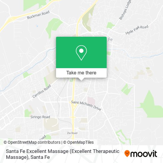 Santa Fe Excellent Massage (Excellent Therapeutic Massage) map