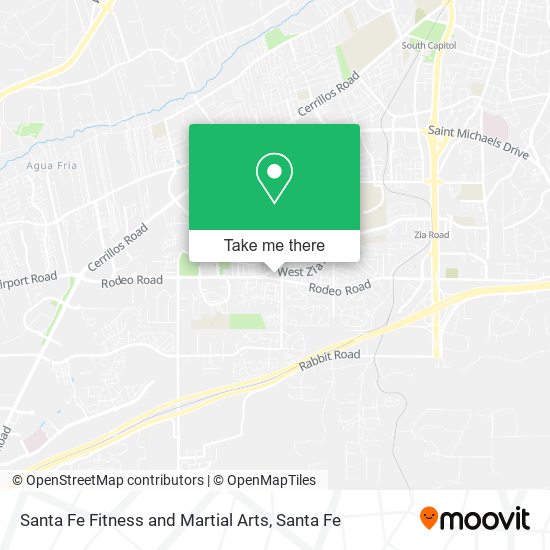 Mapa de Santa Fe Fitness and Martial Arts