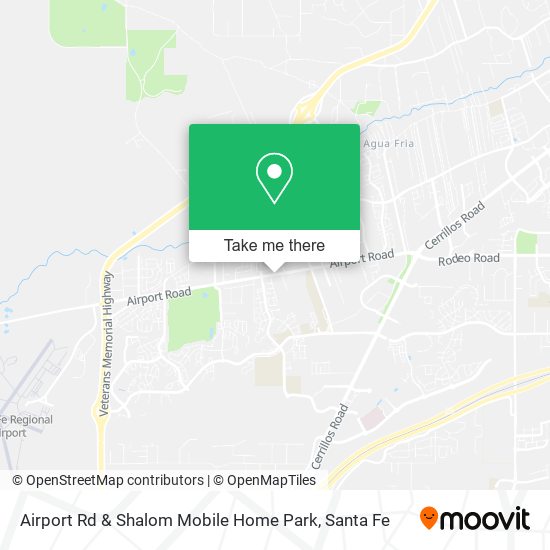 Mapa de Airport Rd & Shalom Mobile Home Park
