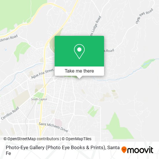 Mapa de Photo-Eye Gallery (Photo Eye Books & Prints)