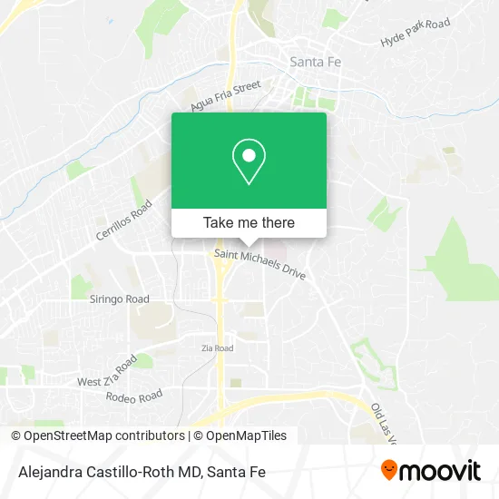 Alejandra Castillo-Roth MD map