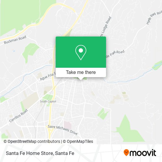 Mapa de Santa Fe Home Store