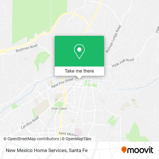 Mapa de New Mexico Home Services