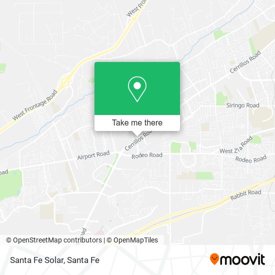 Santa Fe Solar map