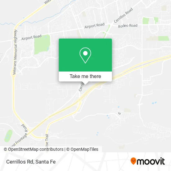 Mapa de Cerrillos Rd