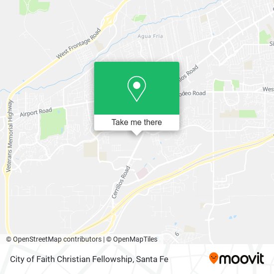 City of Faith Christian Fellowship map